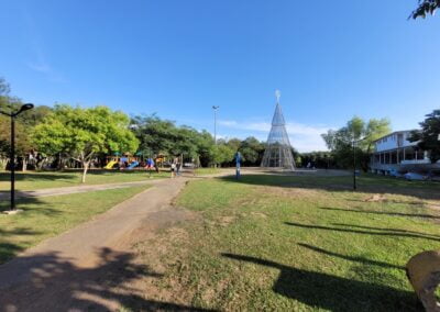 Imagem do Parque do Iguaçu com o Vapor Pery em São Mateus do Sul - PR